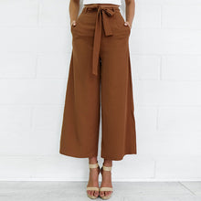 Fetoo Stylish Casual Wide Leg Ankle Length Pants - Superior Urban