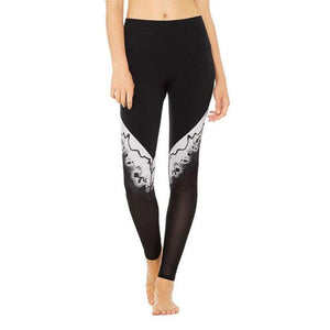 Black & White Yoga Leggings - Superior Urban