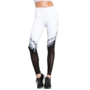Black & White Yoga Leggings - Superior Urban
