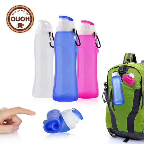 500ML Foldable Silicone Water Bottle - Superior Urban