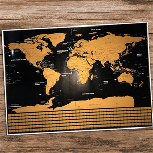 World Scratch Map - Superior Urban