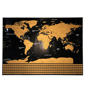 World Scratch Map - Superior Urban
