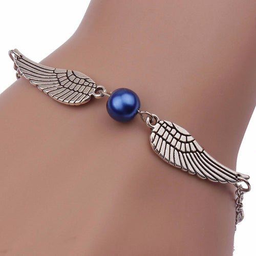 Silver Angel Wings - Dove of Peace Bracelet - Superior Urban