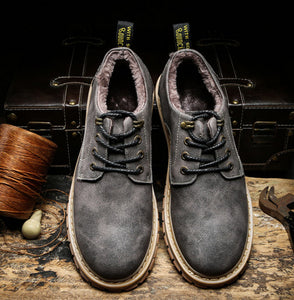 Genuine Leather Men's Outdoor Work Shoes - Winter and Autumn Editions - Superior Urban