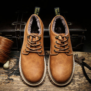 Genuine Leather Men's Outdoor Work Shoes - Winter and Autumn Editions - Superior Urban