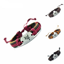 Genuine Leather Peace Turtles Charm Bracelet - Superior Urban
