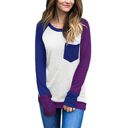3 Colour Patchwork Long Sleeve Shirt - Superior Urban