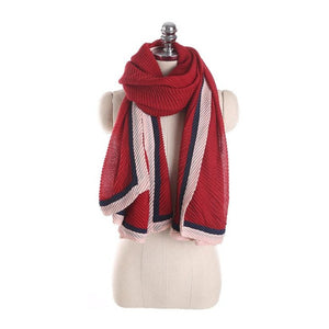 Casual 3 Colour Stripe Neck Scarf - Superior Urban