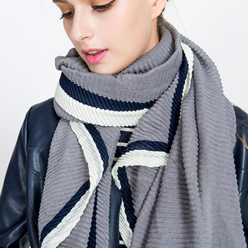 Casual 3 Colour Stripe Neck Scarf - Superior Urban