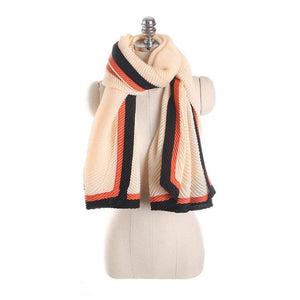 Casual 3 Colour Stripe Neck Scarf - Superior Urban