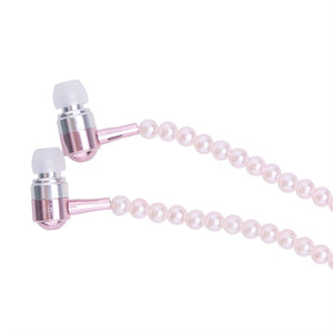Pearl Design Necklace Earphone with 3D surround sound and HD Microphone - Superior Urban
