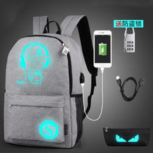 Night Glow Backpack with USB Connection Port - Superior Urban