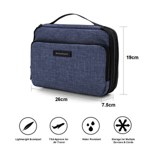 Bagsmart Portable Travel Accessories Design Bag Large Capacity Electronic Water Resistant - Superior Urban
