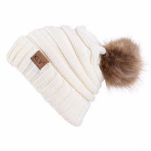 Crochet Warm Knitted Wool Ski Beanie - Superior Urban