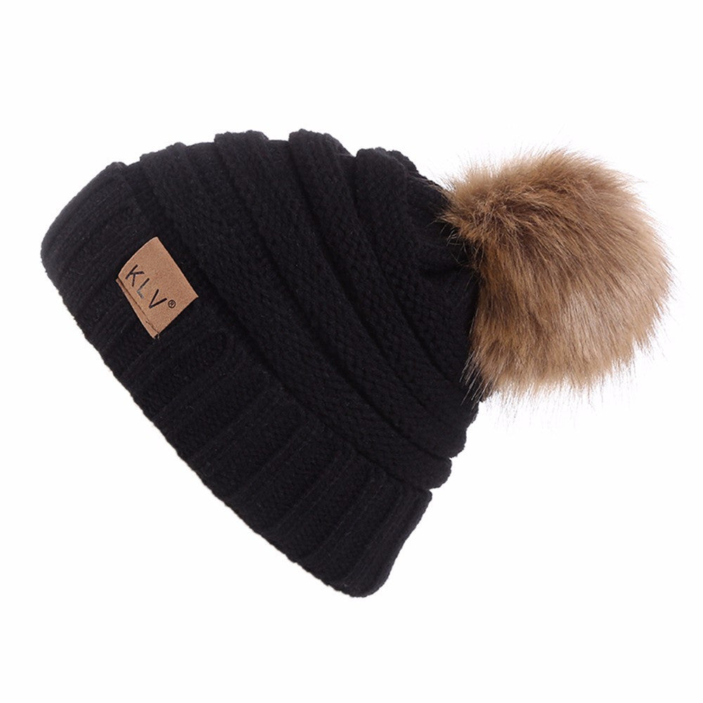 Crochet Warm Knitted Wool Ski Beanie - Superior Urban