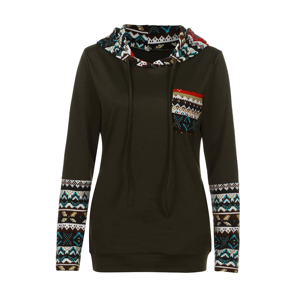 Long Sleeve Patchwork Loose Shirt - Superior Urban