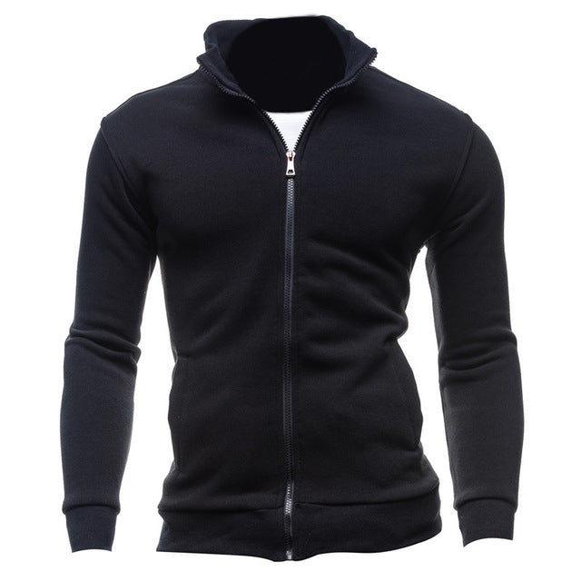 Long Sleeve Zippered Sweatshirt - Superior Urban
