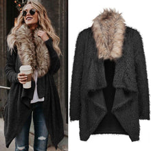 Long Sleeve Warm Fur Cardigan - Superior Urban