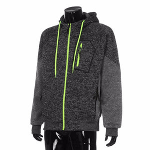 Slim, Winter Hooded Sweatshirt - Superior Urban