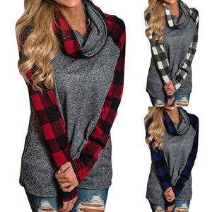Plaid Turtleneck Sweater - Superior Urban