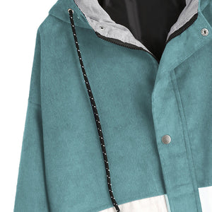 Corduroy Urban Long Sleeve Windbreaker Overcoat - Superior Urban