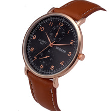 Retro Design Leather Band Analog Alloy Quartz Wrist Watch - Superior Urban