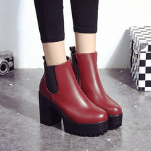 Women Boot Square Heel Platforms - Superior Urban