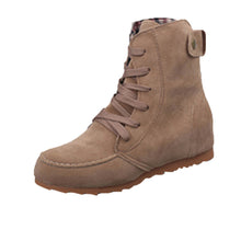 Flat Ankle Suede Lace-up Boots - Superior Urban
