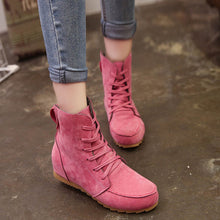 Flat Ankle Suede Lace-up Boots - Superior Urban