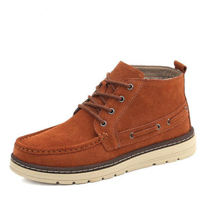 Suede Leather Men's Ankle Boots - Superior Urban
