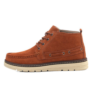 Suede Leather Men's Ankle Boots - Superior Urban