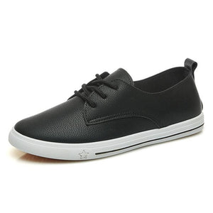 Casual PU Leather Lace-up Shoes - Superior Urban