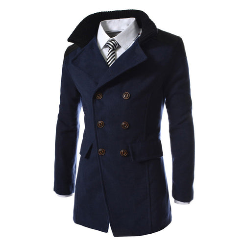 Men's Trench Long  Overcoat - Superior Urban