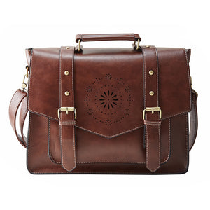 Genuine Leather Retro Messenger Bag - Superior Urban