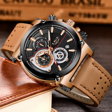 Stylish Waterproof Leather Sports Watch - Superior Urban