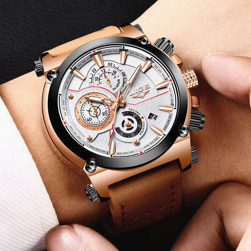 Luxury Leather Quartz Watch - Superior Urban