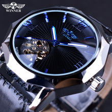 Winner Blue Ocean Transparent Design Men's Luxury Automatic Mechanical Watch - Superior Urban