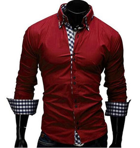 Men's Slim Fit Dress Shirt - Superior Urban