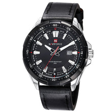 NAVIFORCE Waterproof Military Sports Leather Quartz Watch - Superior Urban