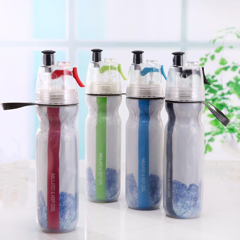Keep Cool Insulated Spray Water Bottle - Mist Pump & Drink Bottle - Superior Urban