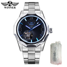 Winner Blue Ocean Transparent Design Men's Luxury Automatic Mechanical Watch - Superior Urban
