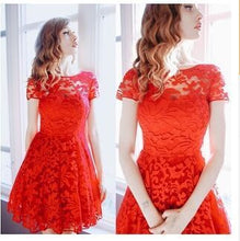 Elegant Floral Lace Dress - Superior Urban