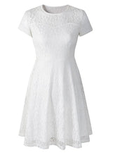 Elegant Floral Lace Dress - Superior Urban