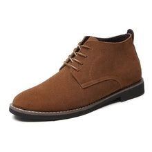 Genuine Leather Men's Lace Up Casual Ankle Shoes - Superior Urban