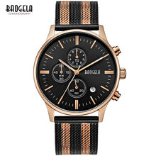 Baogela Men's Chronograph Stainless Steel Mesh Strap Quartz Wrist Watch - Superior Urban