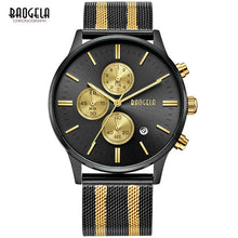 Baogela Men's Chronograph Stainless Steel Mesh Strap Quartz Wrist Watch - Superior Urban