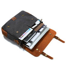 Vintage Canvas & Leather Messenger Bag - Superior Urban