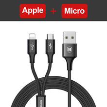 3 in 1 USB Cable For iPhone X/8/7/6 & Micro USB For Android - 2 in 1 & Single available ($8.95-12.95) - Superior Urban
