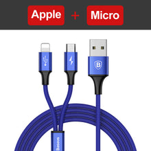 3 in 1 USB Cable For iPhone X/8/7/6 & Micro USB For Android - 2 in 1 & Single available ($8.95-12.95) - Superior Urban