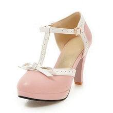 Round Toe High Heels with Bow - 8cm Heels - Superior Urban